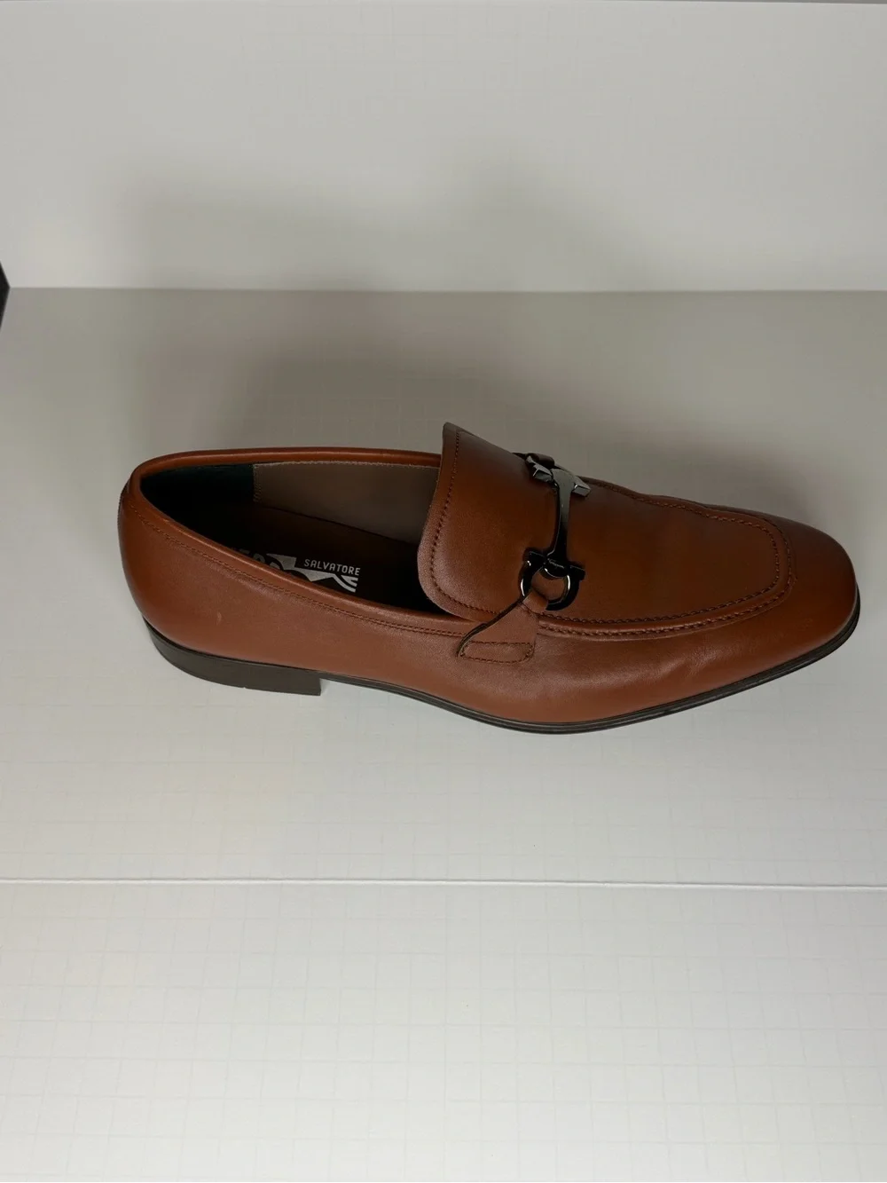 Salvatore Ferragamo Tan Leather Bit-Detail Loafers